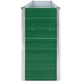  Povišena vrtna gredica 320 x 40 x 77 cm pocinčani čelik zelena | shoptok.hr