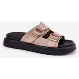 Big Star Women's Suede Slippers With Decorative Buckles | Shoptok.si