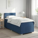  Boxspring krevet s madracem Plava 100 x 200 cm Tkanina | shoptok.hr