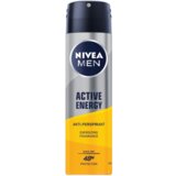 Nivea Men Active Energy 48H antiperspirant deodorant v spreju 150 ml za moške Cene