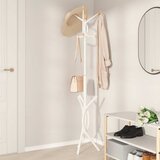  Stalak za kapute bijeli 176 cm od željeza obloženog prahom | shoptok.hr
