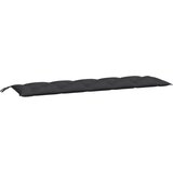  Jastuci za vrtnu klupu 2 kom crno 180x50x7 cm tkanine Oxford | shoptok.hr