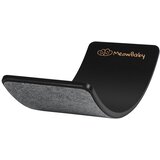 MeowBaby Drsna ravnotežna deska za otroke ® Montessori 80x30 cm, črna s flisom, siva, (20734422) | Shoptok.si