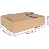 PREKLOPNA kutija 50 pcs Prirodna 40 x 30 x 10 cm Karton | Eponuda.com
