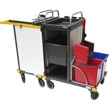 Vermop čistilni voziček equipe, dxšxv 1510 x 560 x 1120 mm, enota za odstranjevanje odpadkov je snemljiva u
