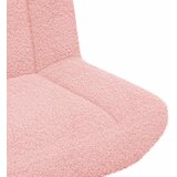  Stolica na kotačiće Ružičasta 63 x 75 x 76 cm Janjeća koža | shoptok.hr