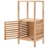 vidaXL Kopalniška omara za shranjevanje orehovina 39,5x35,5x86 cm | Shoptok.si