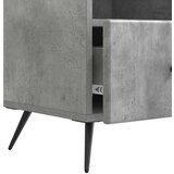 TV omarica Betonsko siva 102 x 34,5 x 50 cm Inženirski les, (5000210693) | Shoptok.si