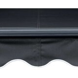 Tenda na ručno uvlačenje s LED svjetlima 350 x 250 cm antracit | shoptok.hr