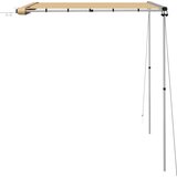 Tenda za kamp-prikolicu i karavan 2,4 x 2 x 2,15 m bež | shoptok.hr