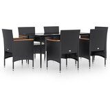  3-dijelni vrtni blagovaonski set s jastucima sivo | shoptok.hr