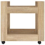 Kolica za radni stol boja hrasta 60x45x60 cm konstruirano drvo | shoptok.hr