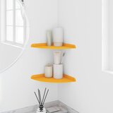  Lebdeća polica s policom s pohranom 2 pcs Žuta 24 x 24 x 2 cm | Eponuda.com