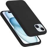 Cadorabo Ohišje je združljivo z Apple iPhone 15 PLUS in tekoča črna barva - Zaščitni ovitek iz prožnega silikona TPU, (20860335) Cene