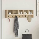  Vješalica za kapute na zidu Zidne Sonoma hrast 100 x 16 x 26 cm | shoptok.hr