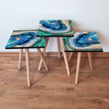 Hanah home 3Shp281 - multicolor multicolor nesting table (3 pieces) | ePonuda.com