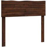  Uzglavlje s prirodnim rubom ROSTOCK Tamno smeđa 100 cm | shoptok.hr