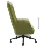  Stolica za opuštanje svjetlozelena baršunasta | shoptok.hr