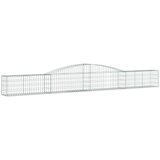  Lučne gabionske košare 4 kom 400x30x40/60 cm pocinčano željezo | shoptok.hr