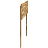 Uzglavlje s prirodnim rubom ROSTOCK Bijela 90 cm | shoptok.hr