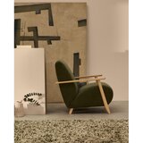 Kave Home Zelena fotelja od šenila Meghan – | shoptok.hr