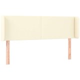  Uzglavlje s ušima krem 147x16x78/88 cm od od umjetne kože | shoptok.hr