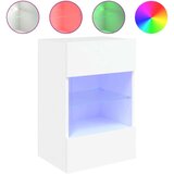  Zidni TV ormarić s LED svjetlima bijeli 40 x 30 x 60 5 cm | shoptok.hr