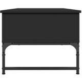  Stolić za kavu crni 100 x 50 x 40 cm konstruirano drvo i metal | shoptok.hr