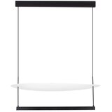 Nova Luce Bela/mat črna aluminijasta LED zatemnitvena viseča svetilka ø 80 cm Diona – | Shoptok.si