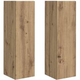 TV zidni ormar 2 pcs Umjetnička hrastovina 30 x 31 x 100 cm | shoptok.hr