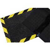 COBA Podloga za zaščito kablov, DxŠxV 1200 x 400 x 4 mm, črno / rumene barve | Shoptok.si