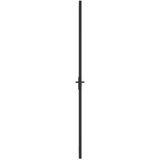  Notranja vrata 76x201,5 cm črno ESG steklo in aluminij, (20766438) | Shoptok.si