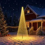 LED božićno drvce 385 cm 1148 LED lampica Topla bijela Željezo | shoptok.hr
