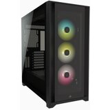 Corsair iCUE 5000X RGBTempered Glass MidTower ATX PC Smart Case Black | Eponuda.ba