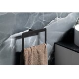 Gedy zidni držač za peškire pirenei 15x23 cm mat crne boje | Eponuda.com