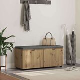  Haldna klop z blazino z vrati Umetni hrast 100 x 38 x 46 cm, (5000155658) | Shoptok.si