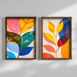 Wallity slika TUN146, 2 dela, 70 x 50 x 3 cm Cene