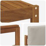  Set vanjskih sofa 11 kom. Prirodna i svijetlo siva | shoptok.hr