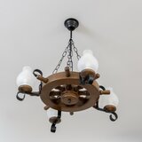  Brilagi - Luster na lancu TIMONA 4xE14/40W/230V prečnik 50 cm buk/orah | Eponuda.com