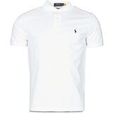 Polo Ralph Lauren Polo majice kratki rokavi POLO AJUSTE DROIT EN COTON BASIC MESH LOGO PONY PLAYER Bela Cene