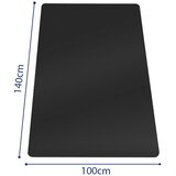 PVC zaštitna prostirka 140 x 100 cm - crna | shoptok.hr