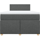  Krevet box spring s madracem tamnosivi 120 x 190 cm tkanina | shoptok.hr