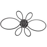 Tri O črna LED stropna svetilka 45.5x83 cm Fly | Shoptok.si