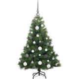 vidaXL Umjetno božićno drvce s stalakom Zelena 120 cm PE i PVC | shoptok.hr