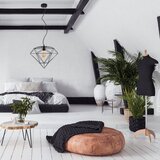 Toolight viseća svjetiljka diamond metal loft black APP563-1CP | shoptok.hr