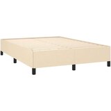  S oprugama i madracem krem 140 x 190 cm od tkanine | shoptok.hr