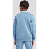 New Balance French Terry Small Logo Crew Kids Pulover heron blue | Shoptok.si