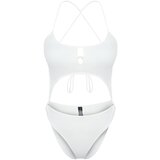 Trendyol swimsuit - White - Plain Cene