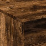  Stolić za kavu s LED svjetlima boja dimljenog hrasta 50x49x40cm | shoptok.hr