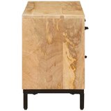 TV stalci s ladicama Smeđa 110 x 30 x 46 cm Čvrsto drvo manga | Eponuda.ba